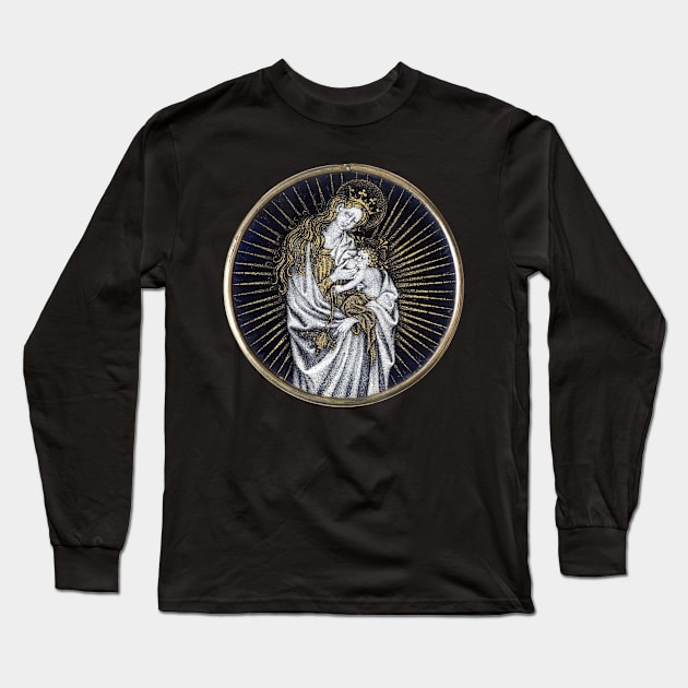 The Virgin and Child Long Sleeve T-Shirt by metaphysical